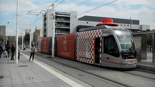 April Truthful | Tío Pepe lends his hat to Seville tram