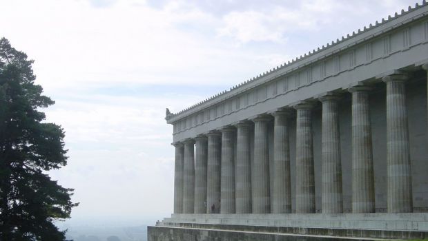 Germany: the majestic temple of Walhalla in Regensburg
