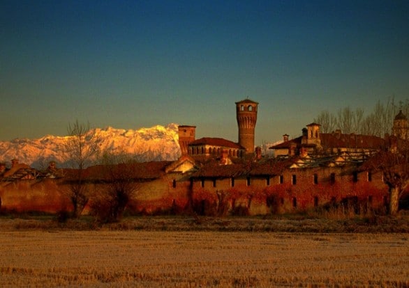 The Deserted fortress of Vettignè, in Santhià, Piedmont